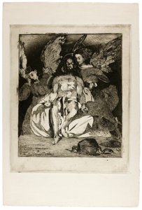 Dode Christus met engelen