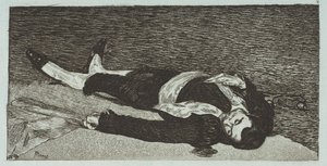 Dode Toreador door Édouard Manet