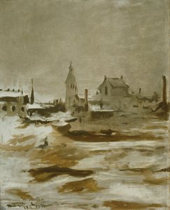 Effect van sneeuw in Petit-Montrouge, 1870