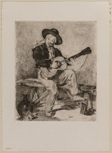 Le Guitarrero door Édouard Manet