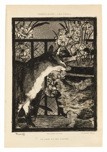Katten door Édouard Manet