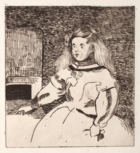 Linfante Marguerite door Édouard Manet