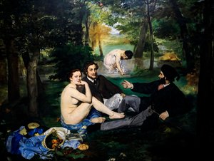Lunch op het gras door Édouard Manet