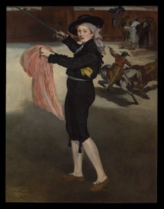 Mademoiselle V. . . in het kostuum van een Espada door Édouard Manet
