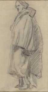 Man met een Mantel door Édouard Manet