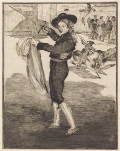Mlle. Victorine in het kostuum van een "Espada" (L