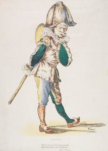 Polichinelle door Édouard Manet