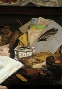 Portret van Emile Zola (detail)