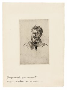 Portret van Félix Bracquemond door Édouard Manet