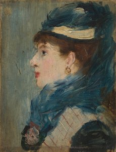 Portret van een dame door Édouard Manet