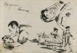Schetsen uit "De Zigeuners," "Het Spaanse Ballet," en "Lola de Valence" voor "L