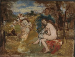 Verraste nimf, ca. 1860