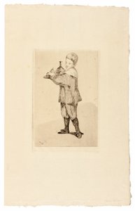 De jongen die een dienblad draagt door Édouard Manet
