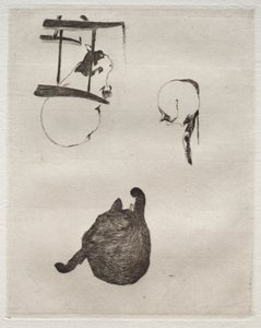 De katten door Édouard Manet