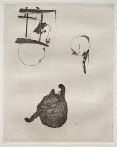 De katten door Édouard Manet