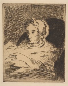 De herstellende Suzanne Manet, 1879-81 door Édouard Manet