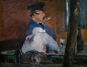 De kurk of landelijk herberg (La Guinguette) door Édouard Manet