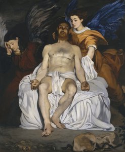 De Dode Christus met Engelen door Édouard Manet