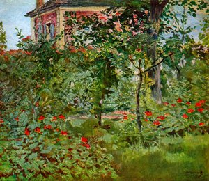 De Tuin in Bellevue, 1880 door Édouard Manet