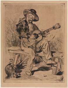 De Gitarist door Édouard Manet
