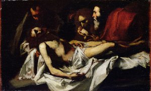 De graflegging van Christus door Édouard Manet