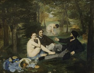 De Lunch op het Gras door Édouard Manet