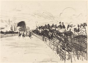 De Races (Les courses) door Édouard Manet