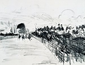 De races, c.1865-72 door Édouard Manet