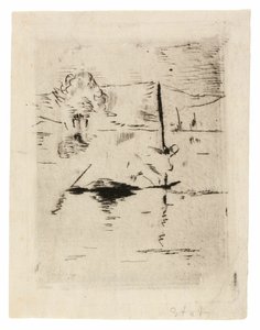De rivier in de vlakte door Édouard Manet