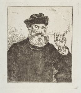 De Roker Le Fumeur, 1866-67 door Édouard Manet