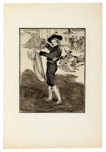 Victorine Meurent in het kostuum van een "Espada" door Édouard Manet