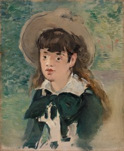 Meisje op een Bankje door Édouard Manet