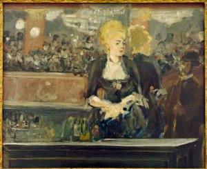 Studie voor de bar bij de Folies-Bergère door Édouard Manet
