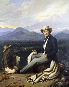 Zelfportret, 1854 door Edouard Pingret