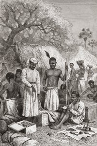 Abdullah Souzi, Jacob Wainright en James Chouma, Dr. David Livingstone