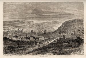 Algemeen overzicht van Cusco, voormalige hoofdstad van de Inca