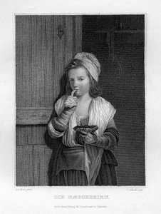 Meisje aan het eten, c1833