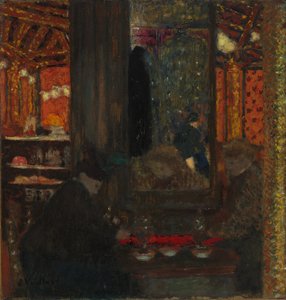 In het Café door Edouard Vuillard