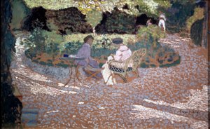 In de tuin, 1895-1898