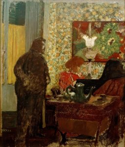 Interieur met Misia Natanson aan de piano (Cipa luisterend naar Misia)