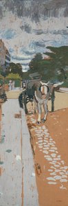 De Besproeiingswagen door Edouard Vuillard