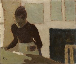 Wasvrouw door Edouard Vuillard