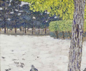 Le Jardin des Tuileries, ca. 1894 door Edouard Vuillard