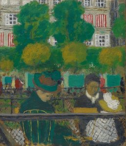 Les Tuileries door Edouard Vuillard
