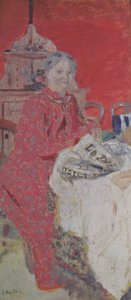 Madame Vuillard door Edouard Vuillard