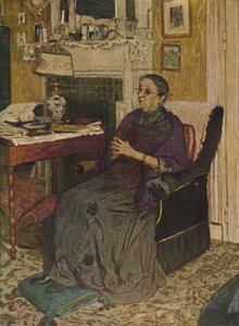 Mme Kapferer 1919, 1919, 1946 door Edouard Vuillard