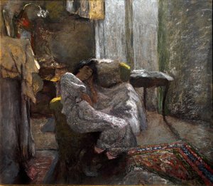 Portret van Madame Hessel door Edouard Vuillard