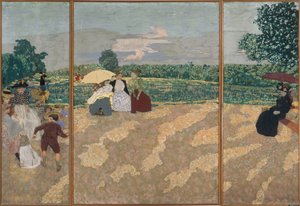 Openbare Tuinen, 1894 door Edouard Vuillard