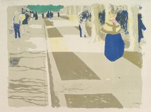 De Laan, uit de serie Landschappen en Interieurs door Edouard Vuillard