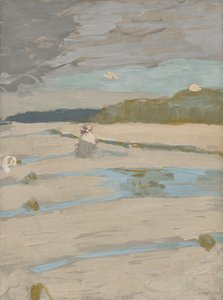 Het Strand bij Saint-Jacut door Edouard Vuillard